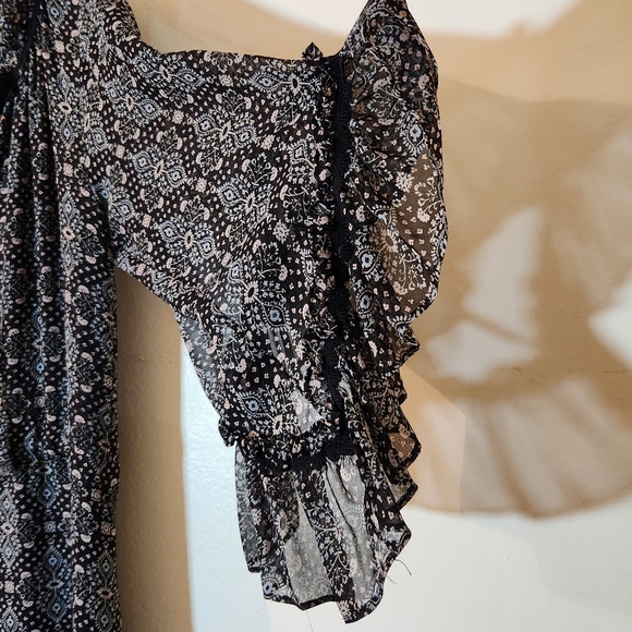 MISA Los Angeles Marcele Bell Sleeve Midi Dress - Picture 5 of 11